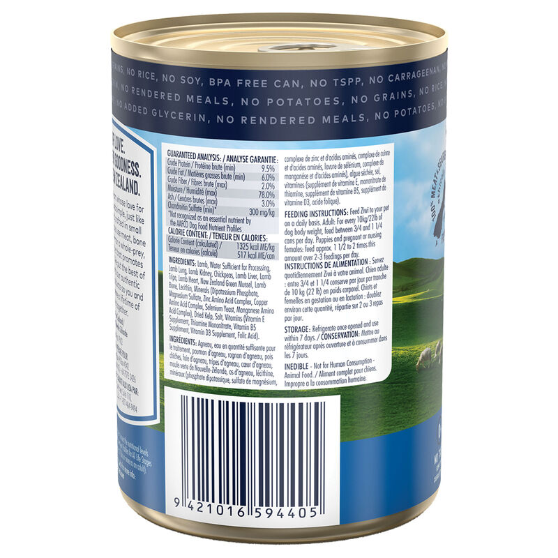 ZIWI, Can- Lamb image number null